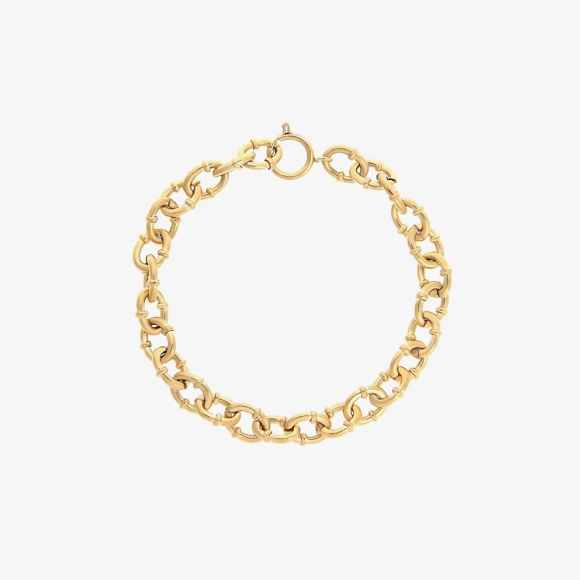 Gold O-shaped Bracelet