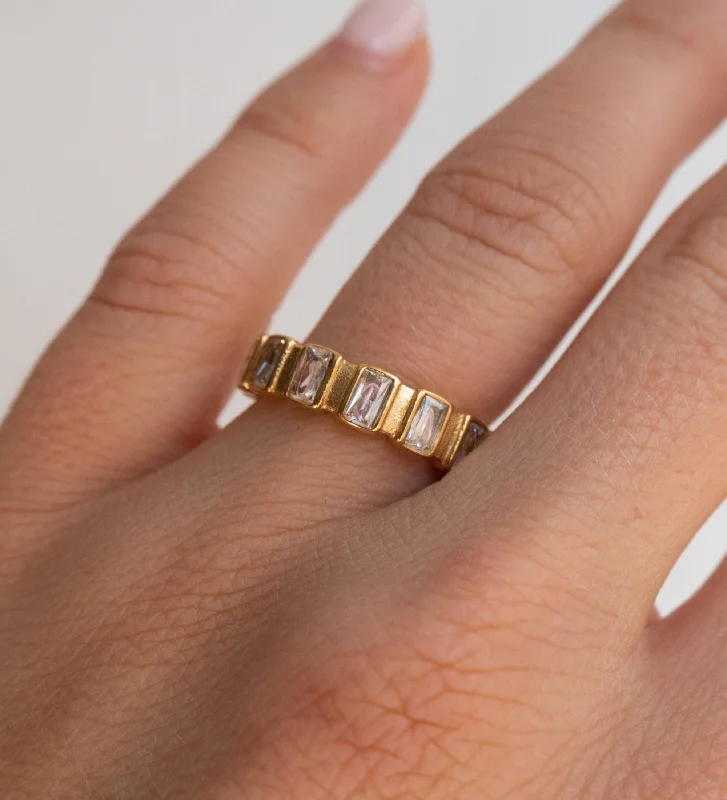 Women’s rings with raw citrine for charm -Jaxon Ring