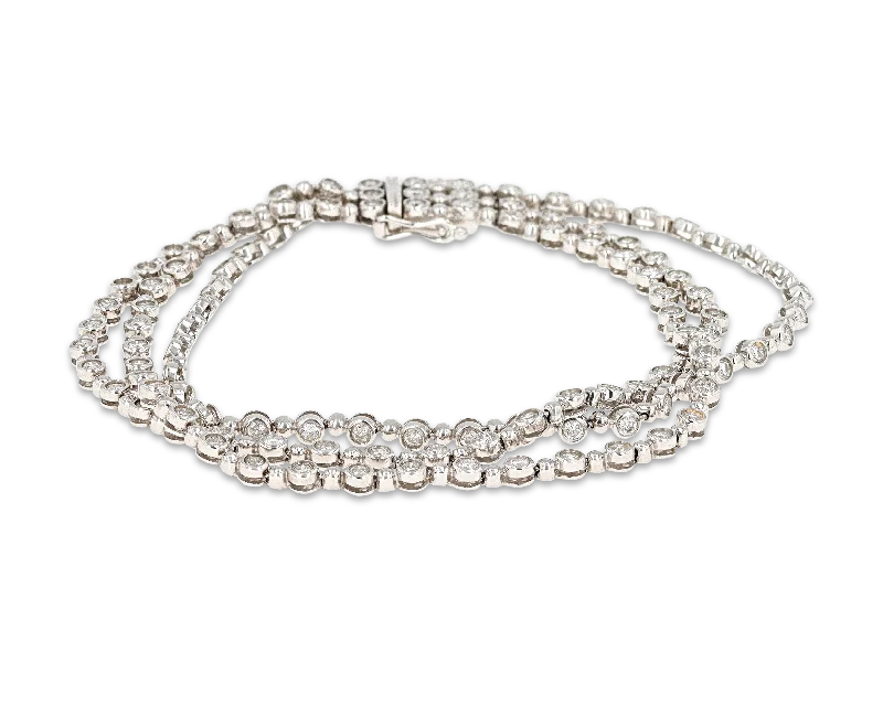 Bracelets with moonstone gems for mystic appeal -Roberto Coin Diamond Bracelet