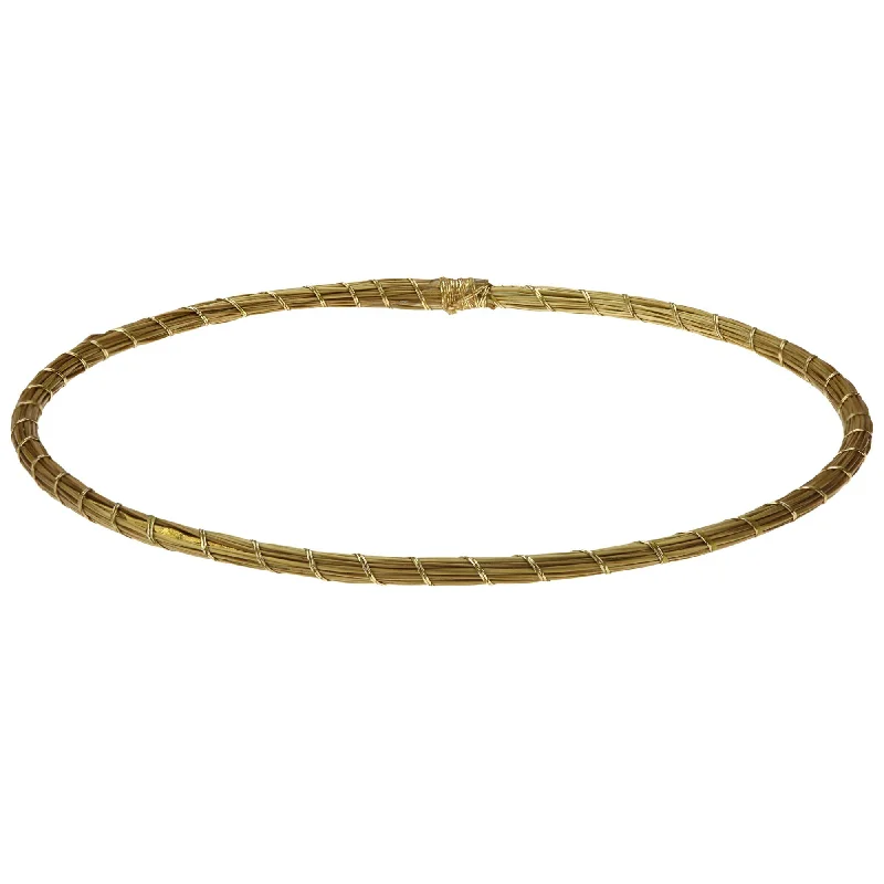 Bracelets with spiral designs for eye-catching twist -Golden Grass Bracelet