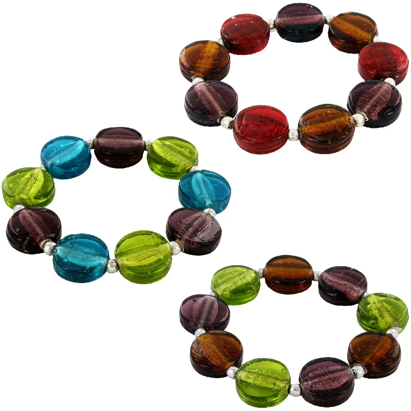 Bangles with claw-set stones for security -Candy Drop Bracelet