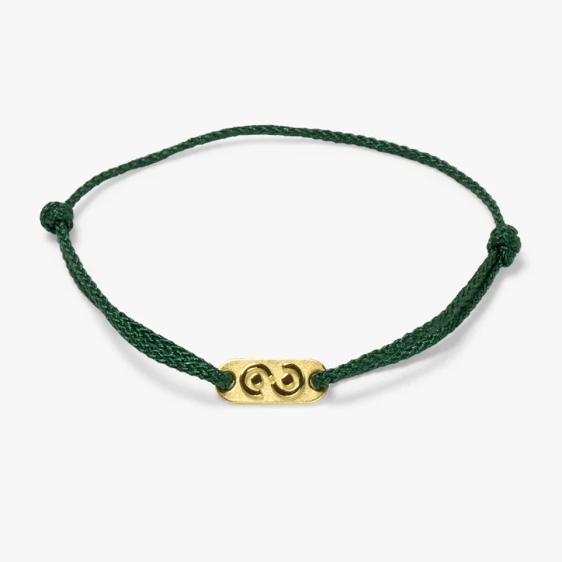 Bracelets with citrine stones for warm tones -Green Tag Bracelet 14k Gold