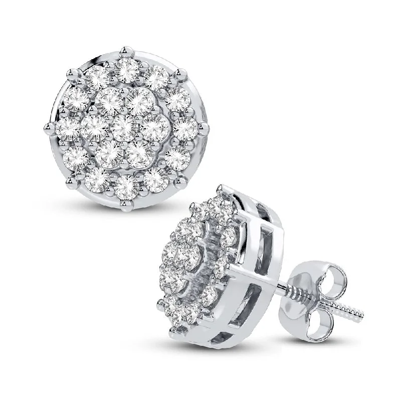 Best hoop earrings with vintage rhinestone embellishments for a retro-glam effect-10K 0.33CT DIAMIND EARRING