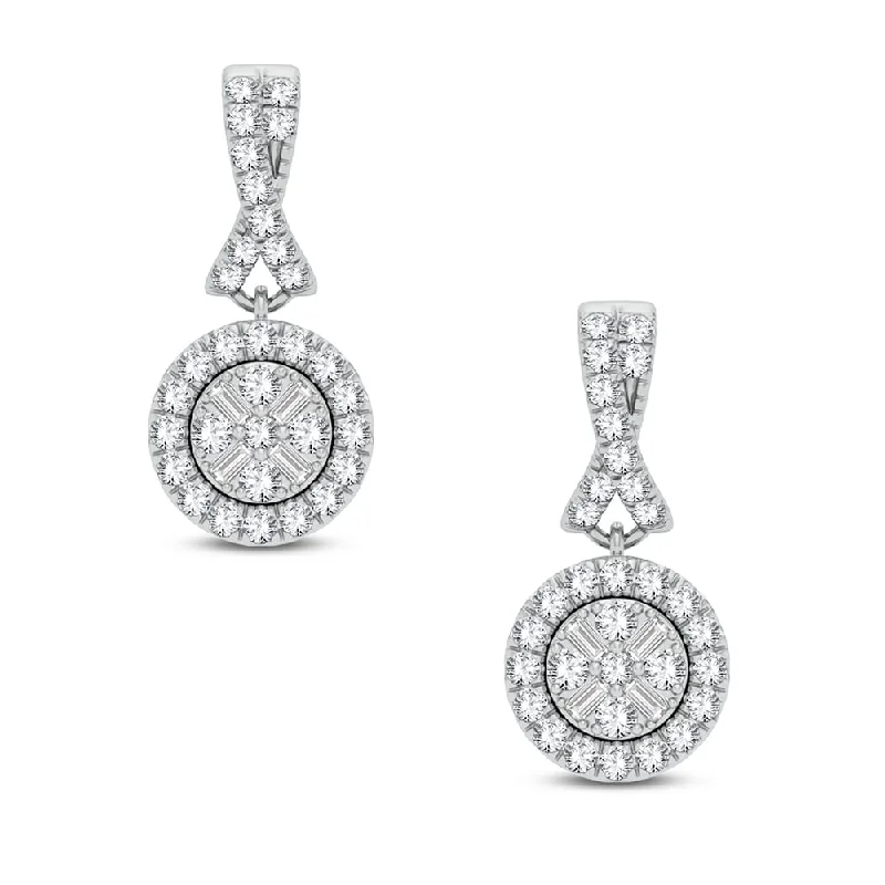 Best hoop earrings with multi-colored gemstones for a vibrant and lively touch-10K 0.33ct Diamond Earring