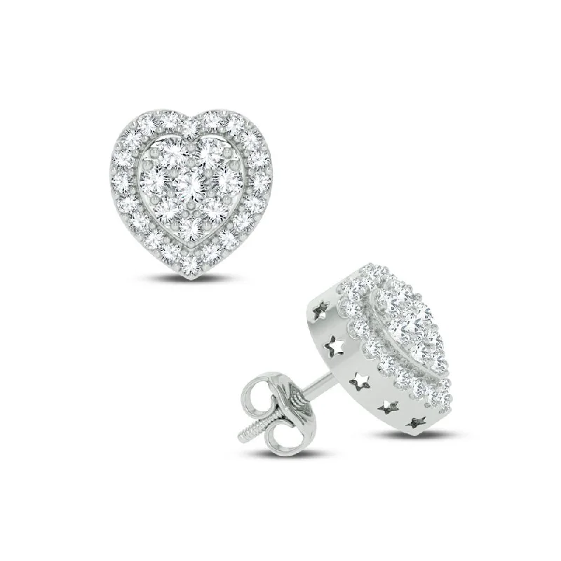 Best hoop earrings with intricate beaded details for a textured, stylish appearance-10K 1.00CT DIAMOND EARRING