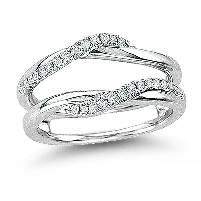 Best hoop earrings with lever-back closures for secure and easy wear-14K  0.21CT  Diamond  RING GUARD.