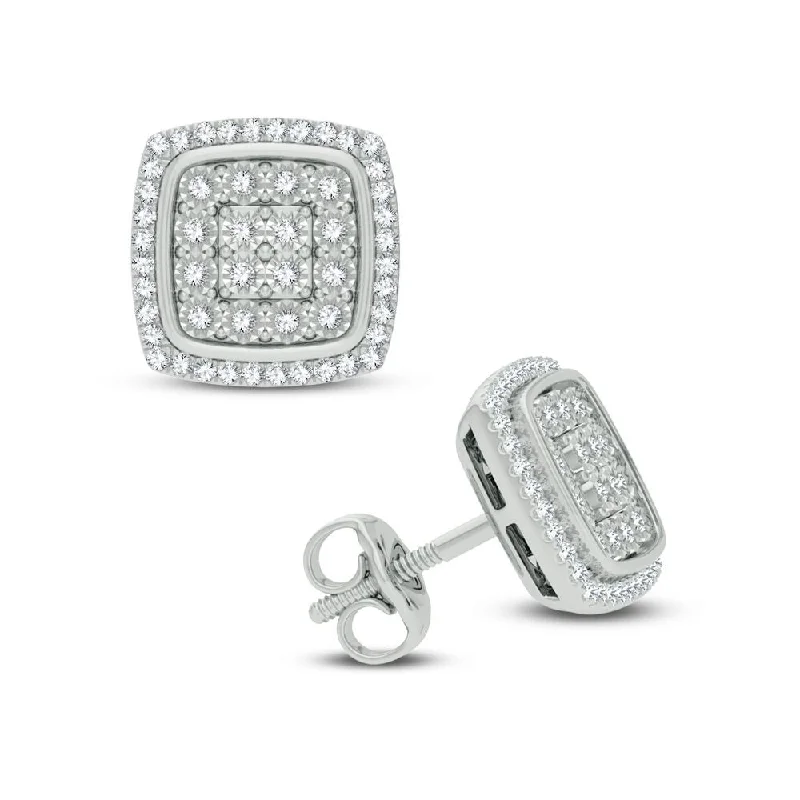 Hoop earrings with oversized designs for a bold, fashion-forward statement-14K 0.25ct Diamond Earring