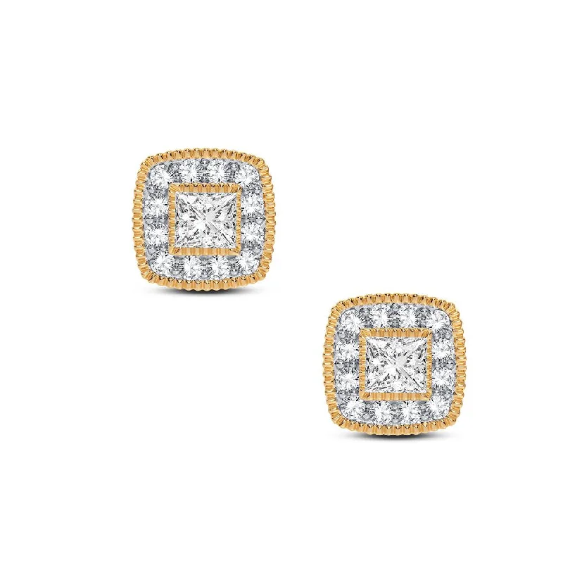 Large hoop earrings for a bold and statement-making fashion accessory-14K 0.25CT DIAMOND EARRING