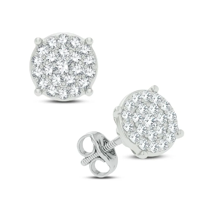 Best hoop earrings with butterfly motifs for a playful and whimsical appearance-14K 0.25CT DIAMOND EARRING