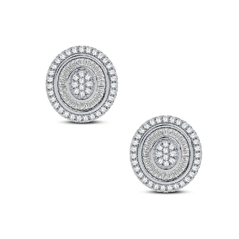 Hoop earrings with rhinestone embellishments for a glamorous and sparkling look-14K 0.50CT DIAMOND EARRING