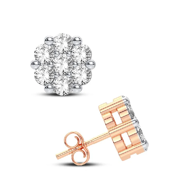 Hoop earrings with dangling charms for a playful and fun look-14K 0.75CT Diamond Earring