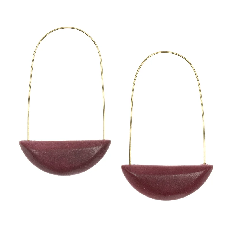 Hoop earrings with stacked layers for a bold and textured design-Carolina Earrings