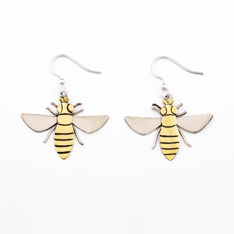 Best hoop earrings with asymmetrical designs for a fashion-forward, avant-garde look-Queen Bee Earrings