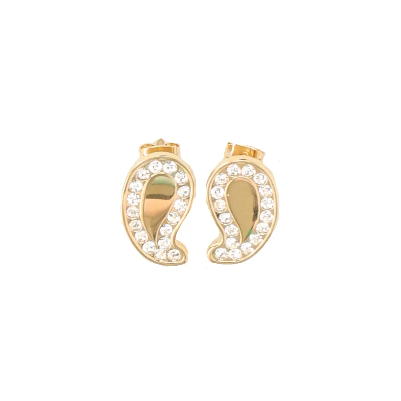 Best hoop earrings with crescent-shaped designs for a bold, moon-inspired style-Etro Womens Gold Earring