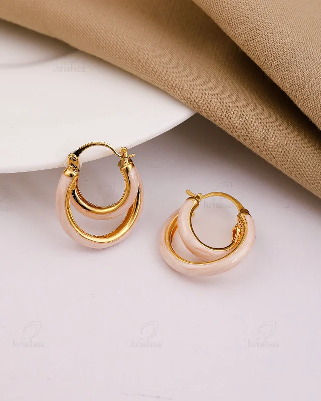 Small hoop earrings for a delicate and understated everyday wear-Euphoric Fashionable Hoops