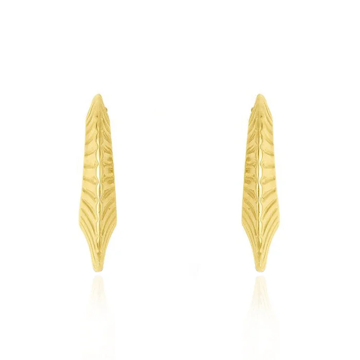 Hoop earrings with textured finishes for a vintage and classic style-Gold Cleopatra Hoop Earrings