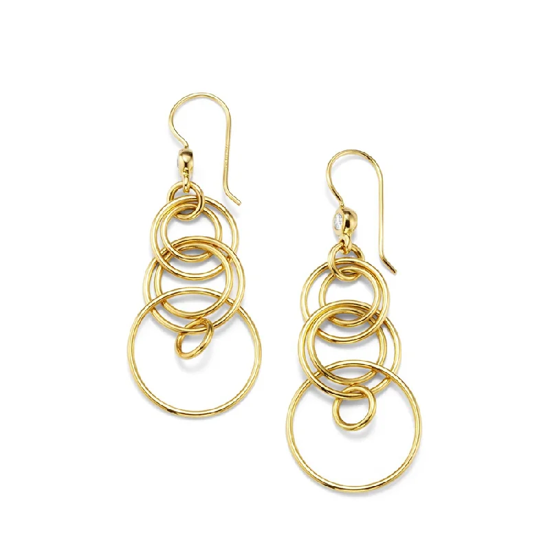 Hoop earrings with multi-tone finishes for a colorful and layered effect-IPPOLITA Classico 18K Yellow Gold Mini Jet Set Earrings