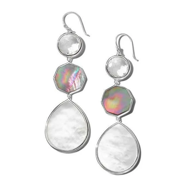 Best hoop earrings with vintage-style detailing for a nostalgic and timeless look-IPPOLITA Polished Rock Candy Crazy 8's Earrings in Sabbia