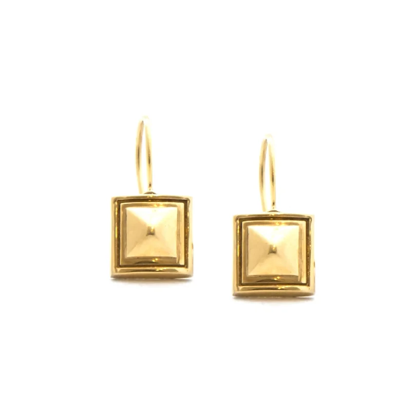 Best hoop earrings with geometric triangle shapes for a modern, chic design-Nate Earring