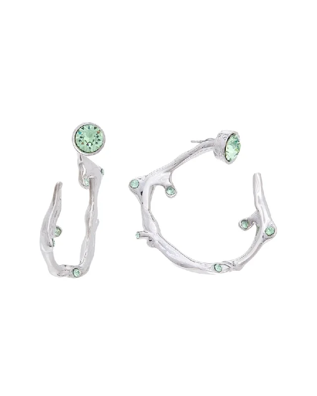 Best hoop earrings with gold for a luxurious and timeless look-Oscar de la Renta Branch Hoops