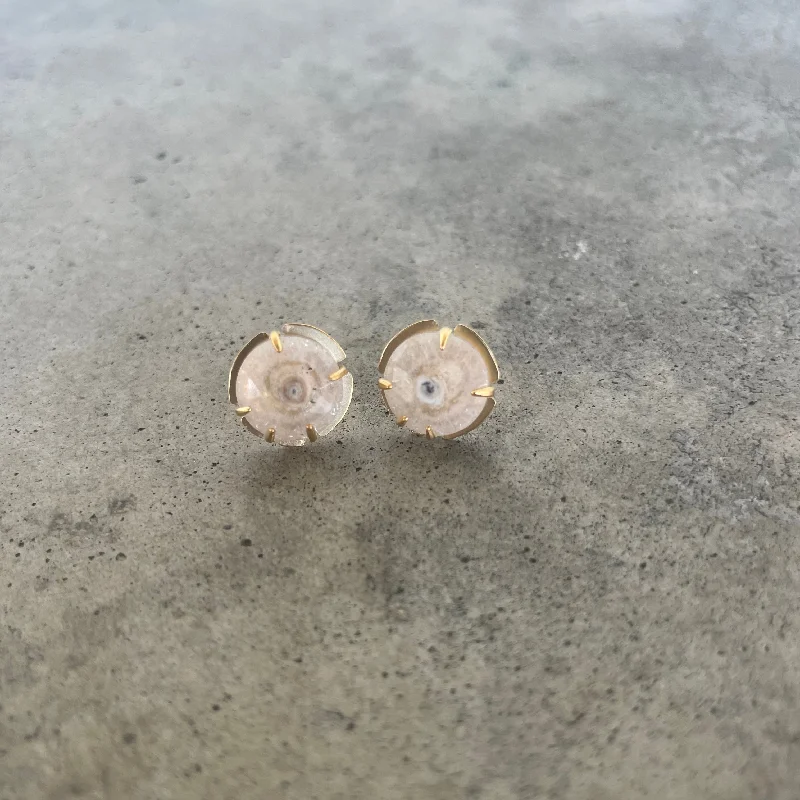 Large hoop earrings for a bold and statement-making fashion accessory-solar quartz post earrings