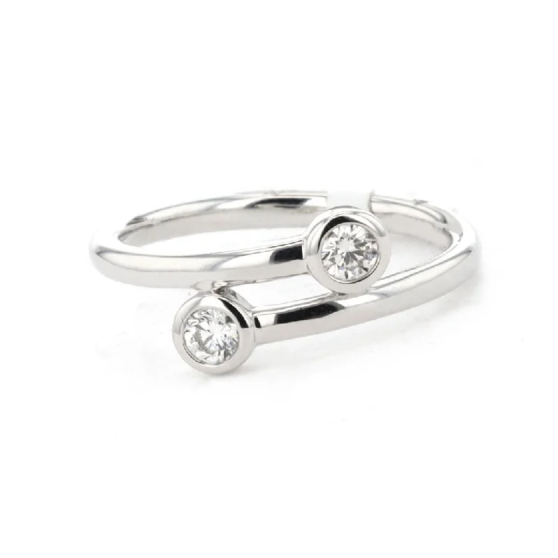 Women’s vintage-style rings with oxidized finish -0.21 ctw Diamond Ring