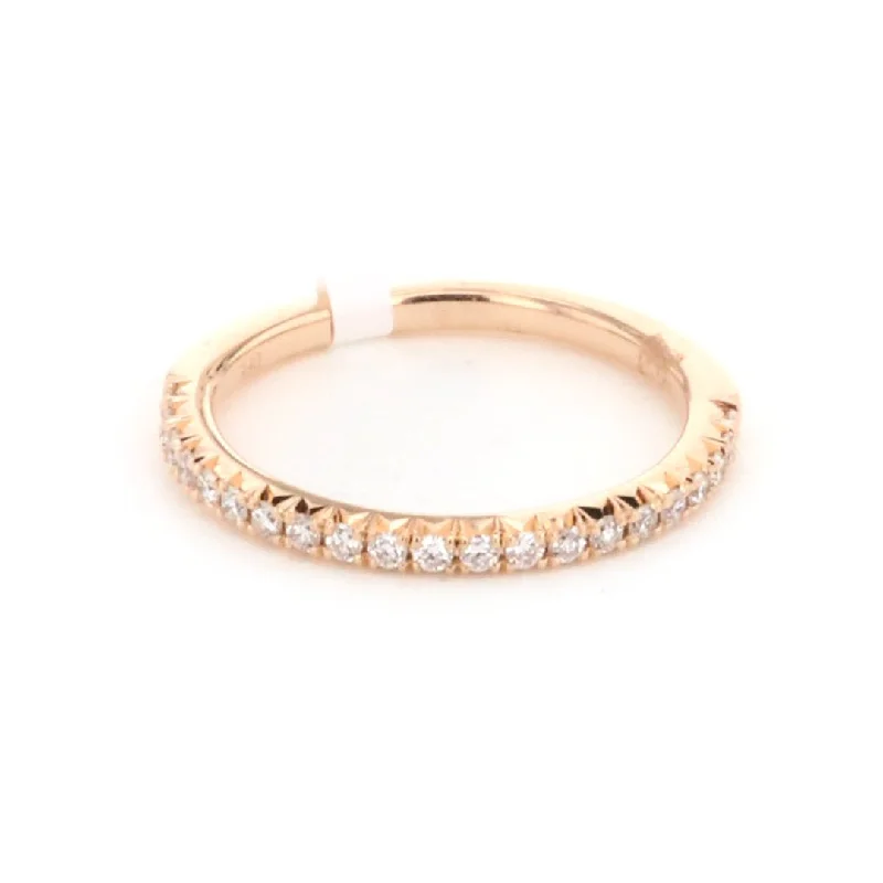 Women’s rings with brushed gold for subtlety -0.25 ctw Diamond Band