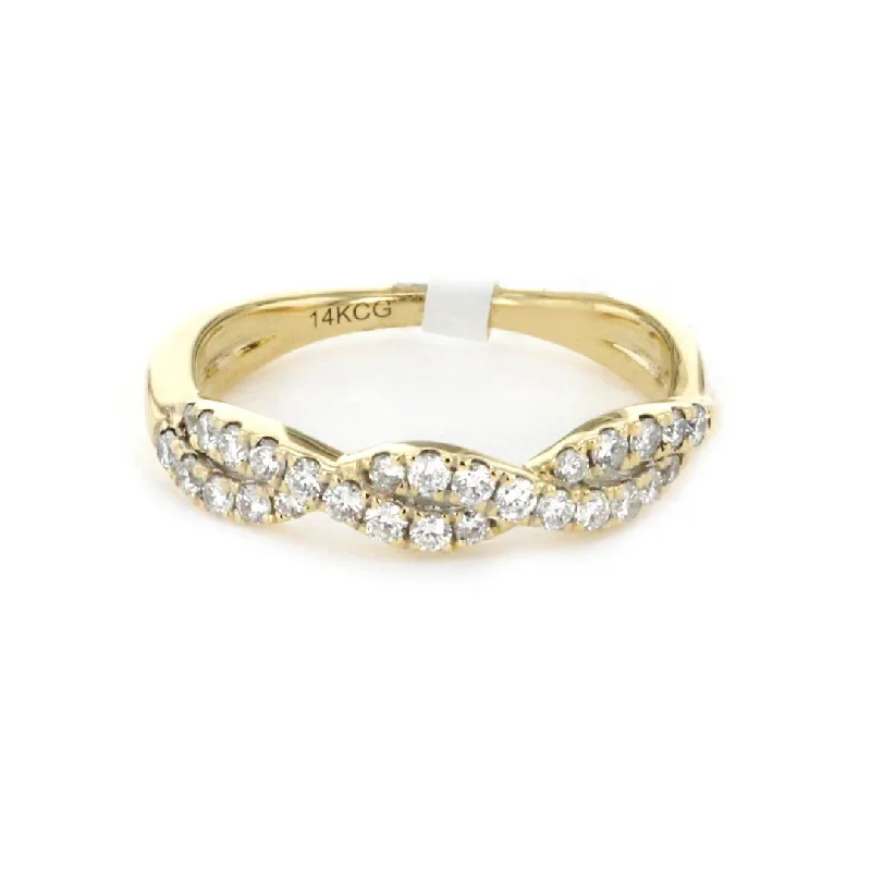 Women’s rings with engraved constellations for stars -0.40 ctw Diamond Band