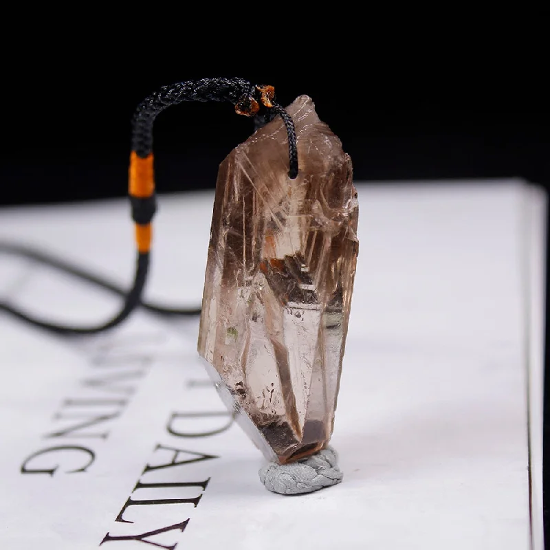 Best necklaces and pendants with statement designs for a fashionable accessory-Divine Flow Smoky Quartz Pendant