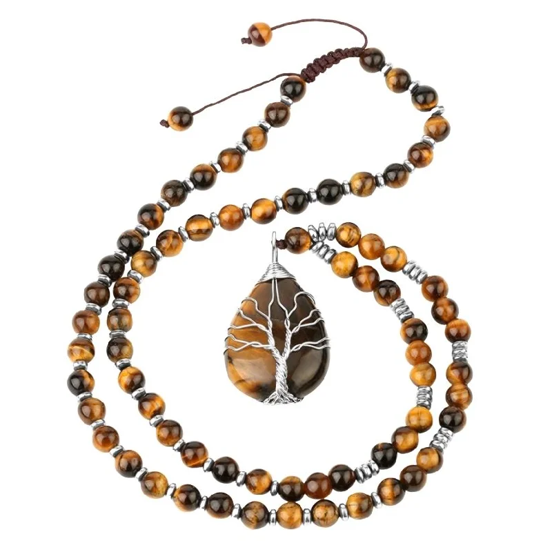 Beautiful necklaces and pendants with butterfly motifs for a whimsical style-Grounded Strength Tiger’s Eye Necklace