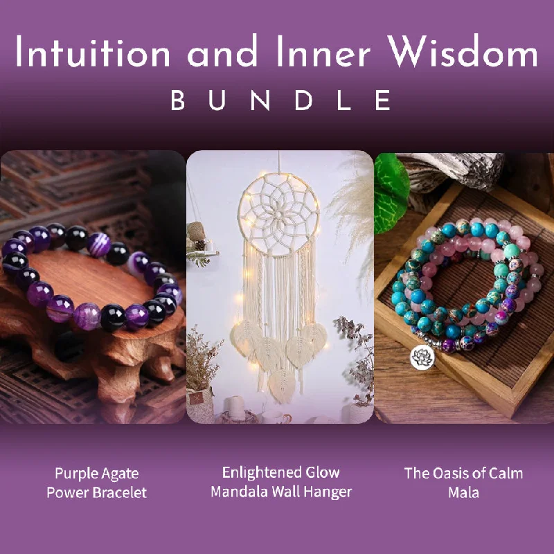 Best necklaces and pendants with opal gemstones for an iridescent glow-Intuition and Inner Wisdom Bundle