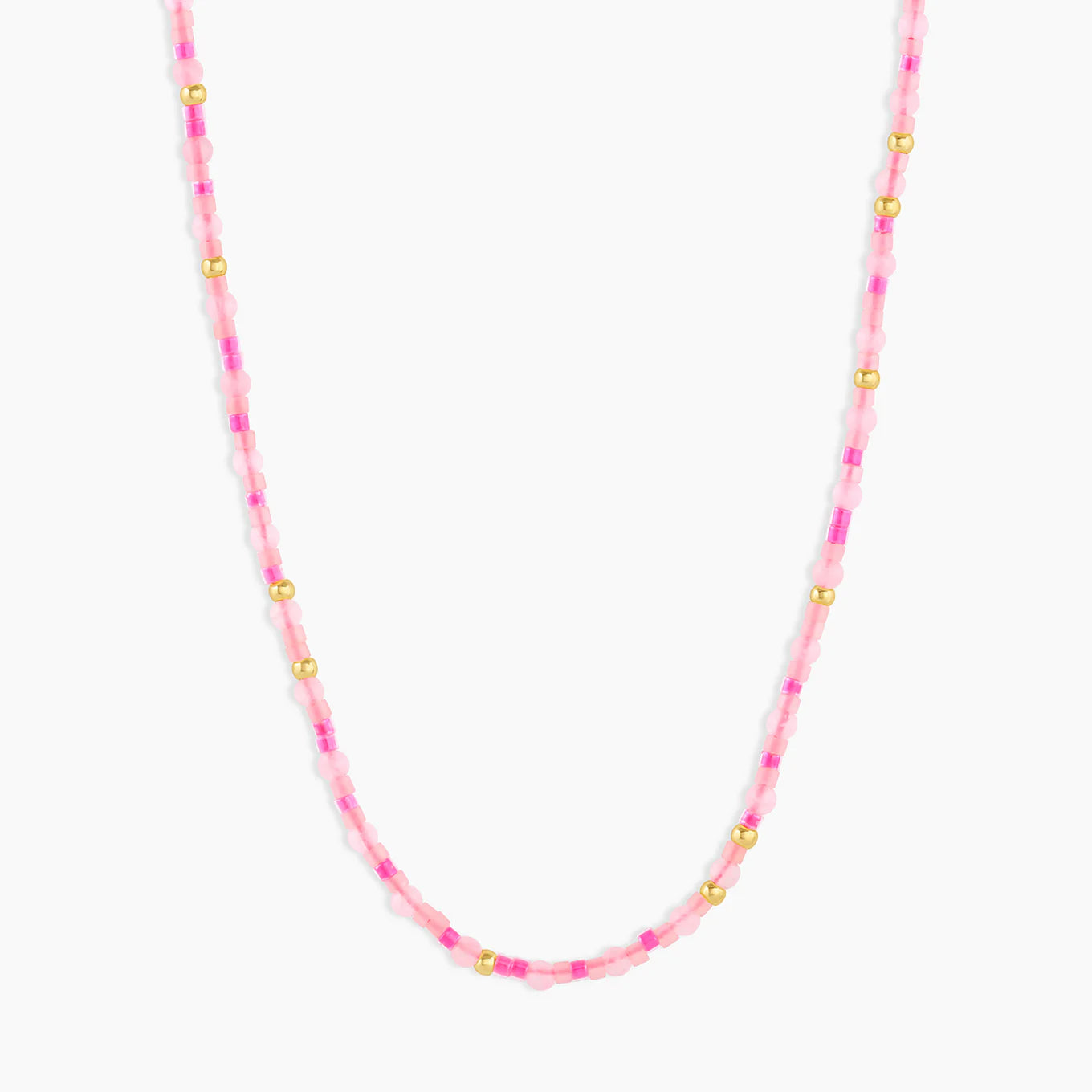 Necklaces and pendants with abstract shapes for a modern, creative appearance-Poppy Gem Necklace in Rose Quartz