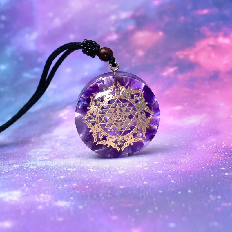 Necklaces and pendants with star-shaped designs for a whimsical, celestial touch-Shanti Peace Orgone Pendant