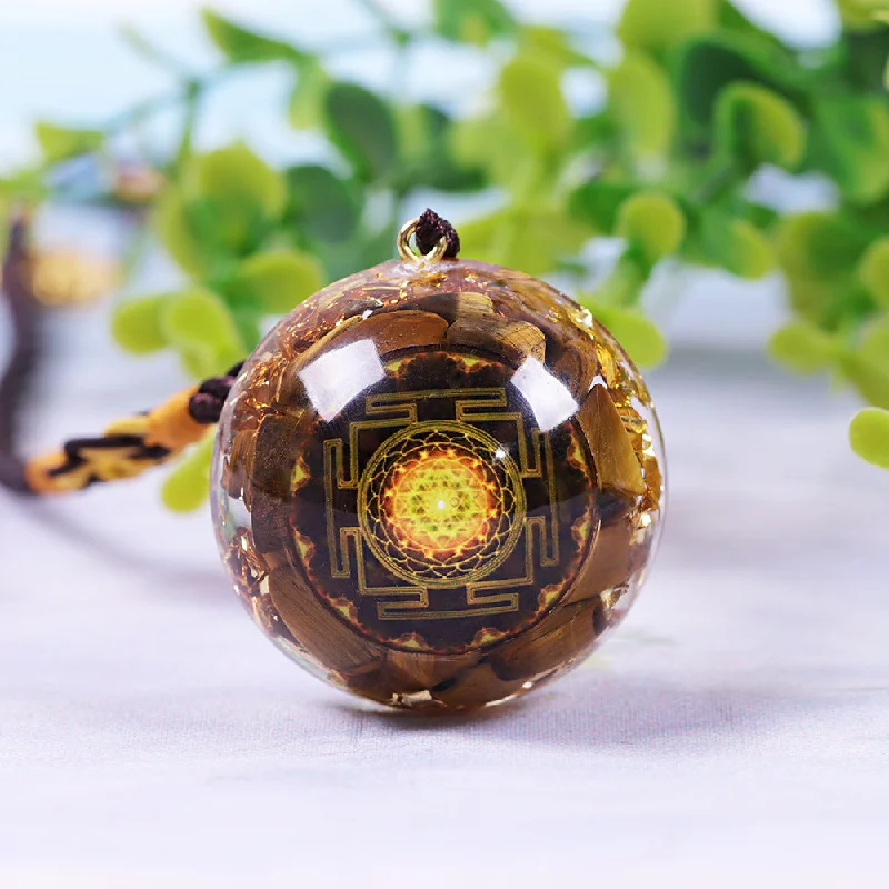 Best necklaces and pendants with intricate beadwork for a bohemian-inspired look-Sacred Guardian Orgone Pendant